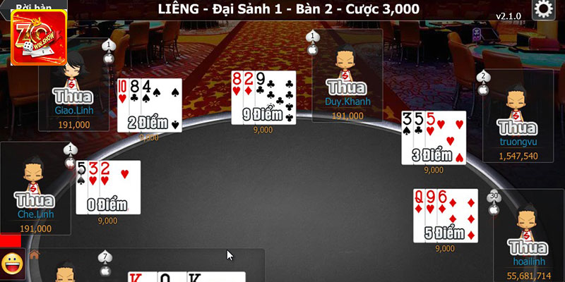 Ưu đãi bạn sẽ nhận được khi chơi liêng tại Zowin